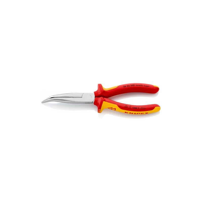 NEBBTANG MED SKJÆR 200MM ISOLERT 1000 VOLT KNIPEX 2626