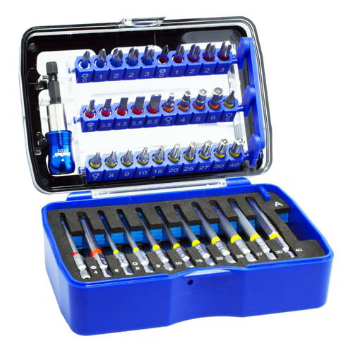 BITSSETT MED 6KT, PZ, PH,TV OG TX  M/CHUCK BONDTOOLS