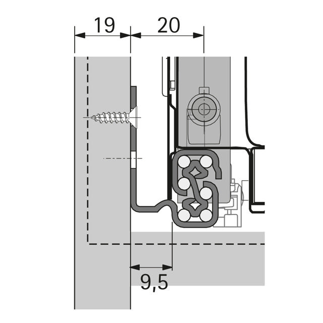 QUADRO V6 SS EB 9,5 MM