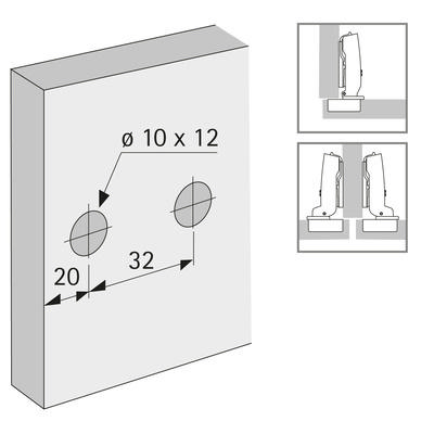 SENSYS LINEAR FESTEPLATE MED MUFFE