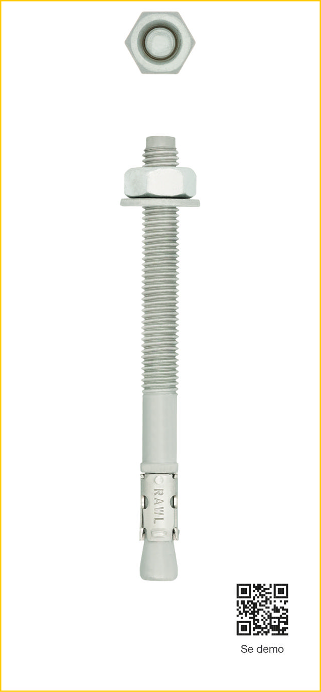 EKSPANSJONSBOLT RAWLPLUG R-XPT-HD VARMFORSINKET