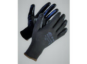 ARBEIDSHANSKE STR. 10 NYLON - BULLDOG HALVDYPPET NITRIL