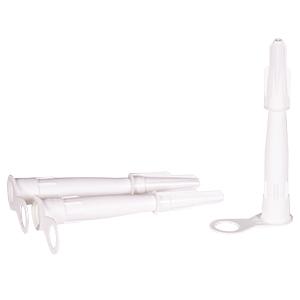 PATRONSPISS MED SKRUELÅS HVIT 3 STK I POSEN