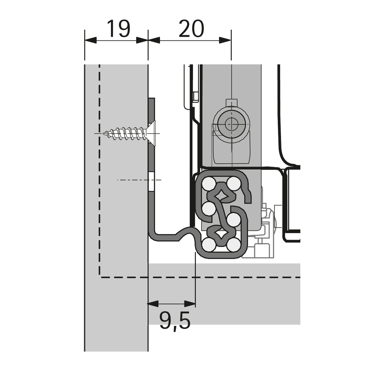 QUADRO V6 SS EB 9,5 MM