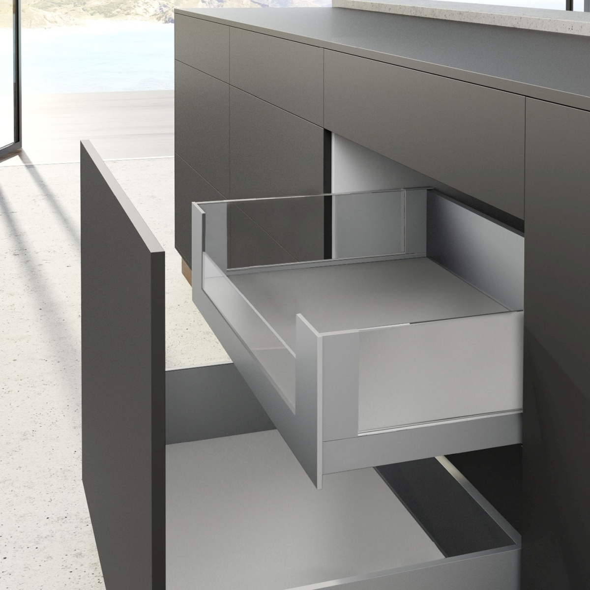 AVANTECH YOU FRONTPROFIL GLASS SØLV FOR GLASS ART.9257663