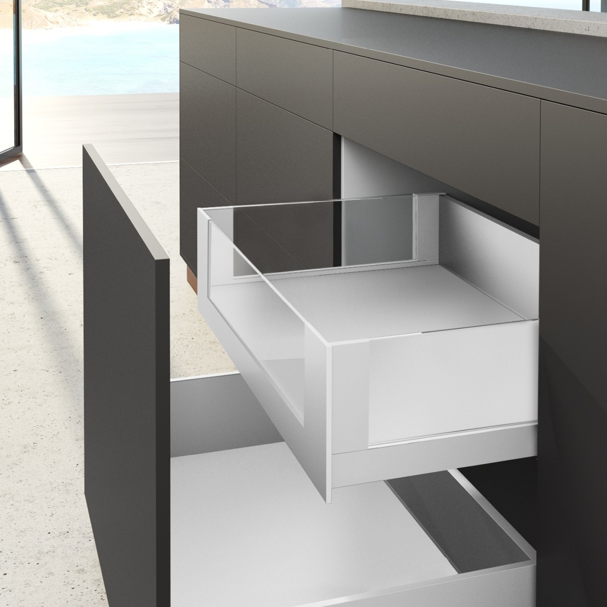 AVANTECH YOU FRONTPROFIL GLASS HVIT FOR GLASS ART.9257664