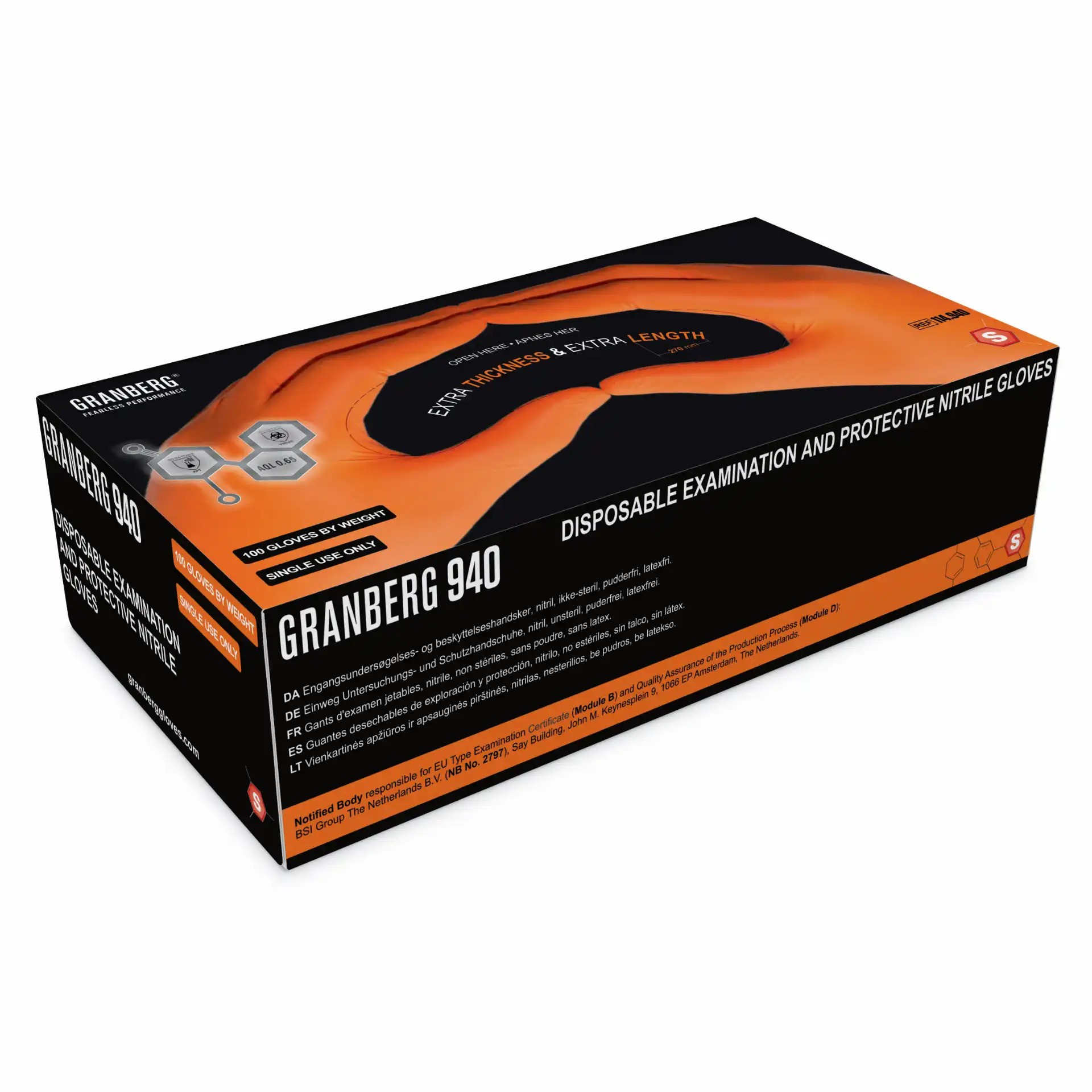 ENGANGSHANSKER NITRIL, 27cm