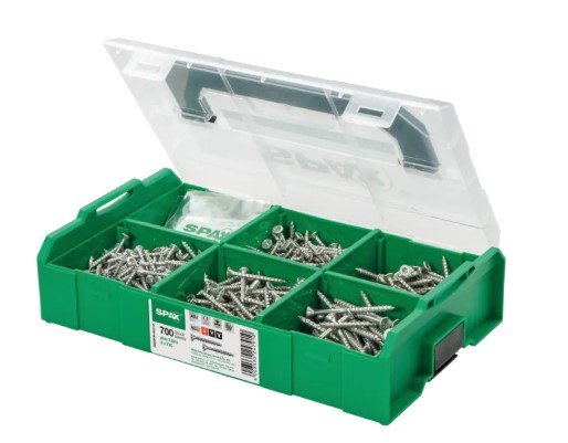 SPAX  SKRUSETT MED TRESKRUER SENKHODE