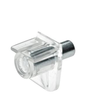 HYLLEBÆRER Ø5MM KLAR PLAST M/STÅL KJERNE