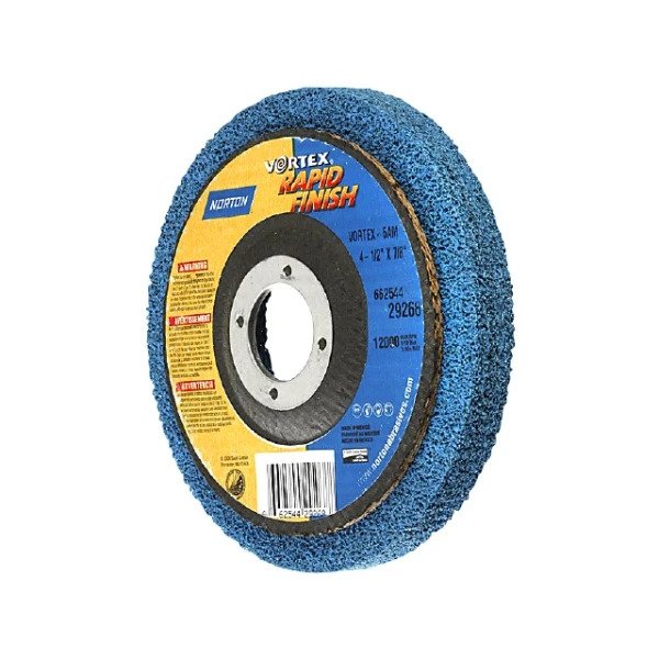 PUSSESKIVER 115X22 MM NORTON RAPID FINISH VORTEX 5AM