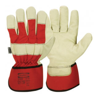 ARBEIDSHANSKE STR.10 SVINELÆR HALVFÒRET 101.9510
