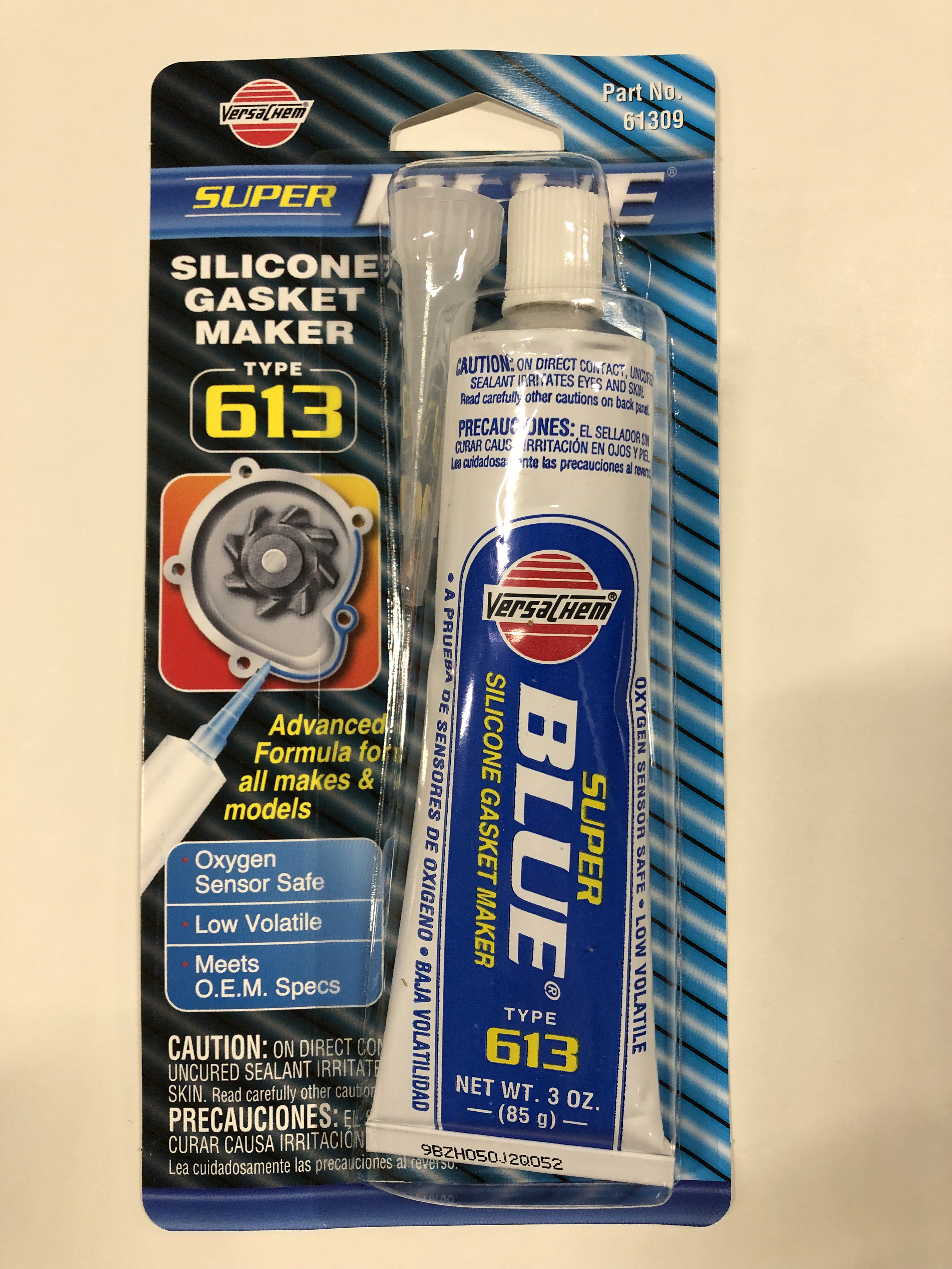 SILIKON BLÅ 613 / RØD 650 - VERSACHEM 