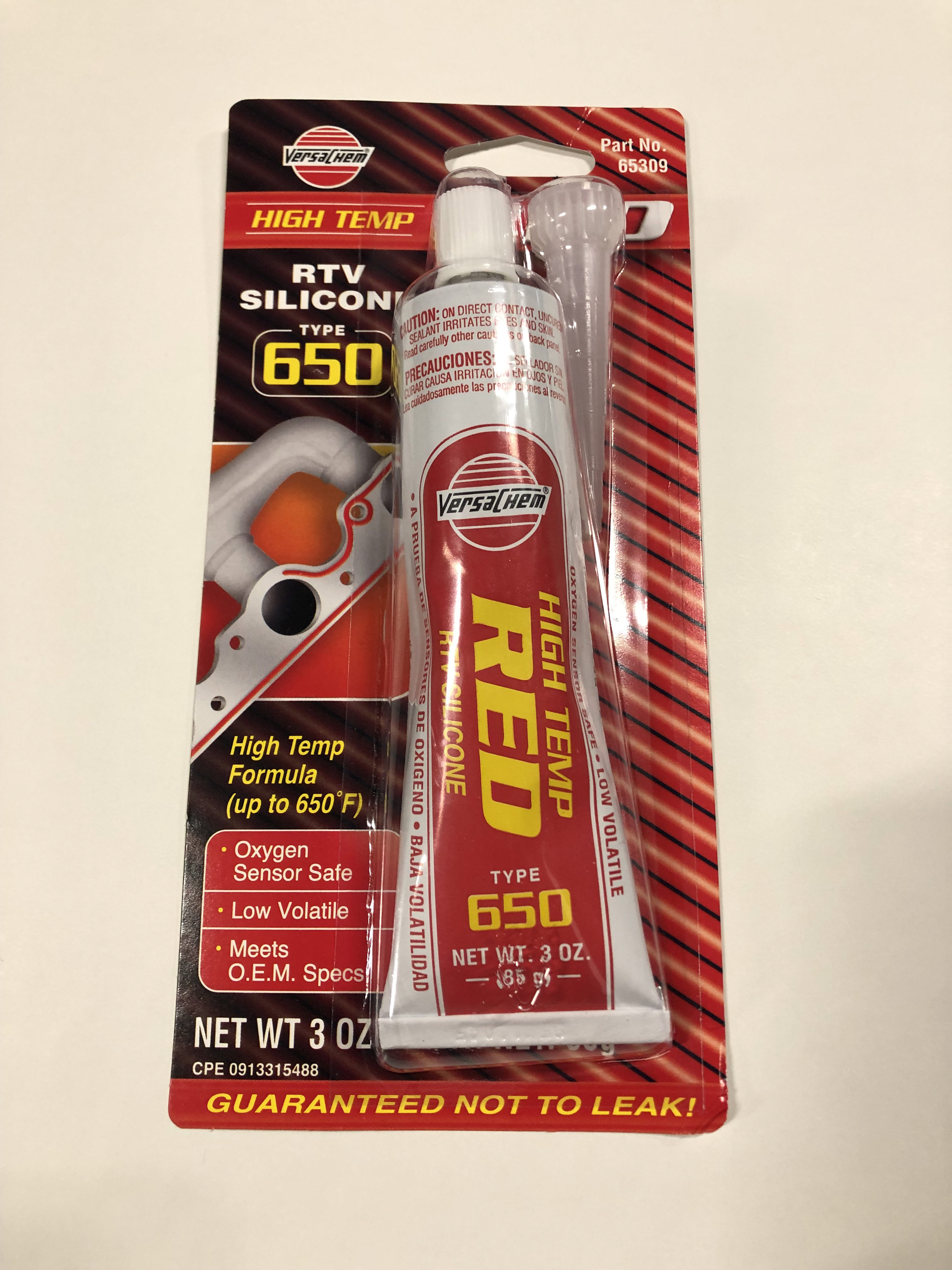 SILIKON BLÅ 613 / RØD 650 - VERSACHEM 